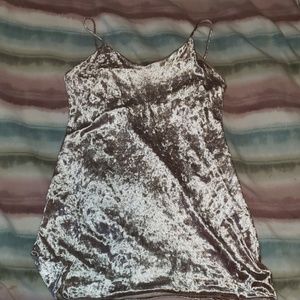 Love J brand gold/ tan velvet dress